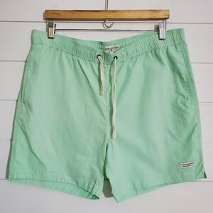 Modern Amusement Mens Canvas Pull On Drawstring Teal,Shorts Size‎ L